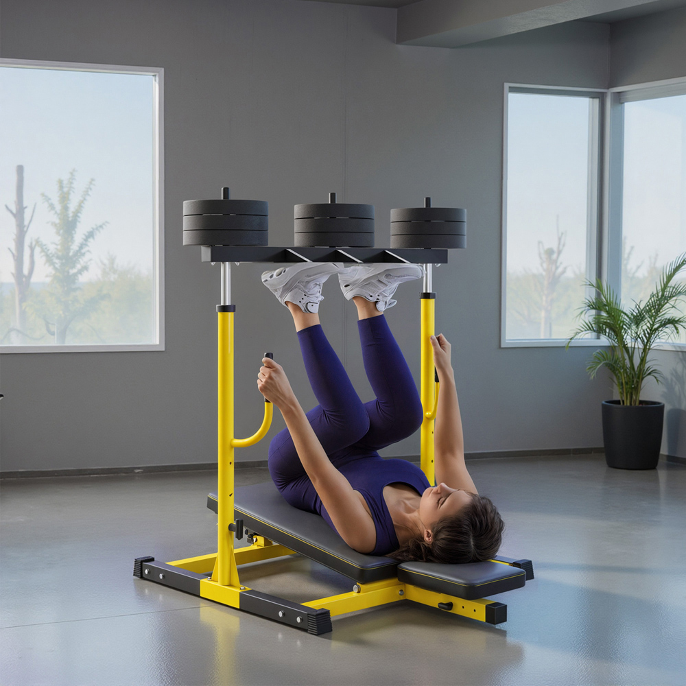 SPORTNOW Height Adjustable Vertical Leg Press Machine Image 2