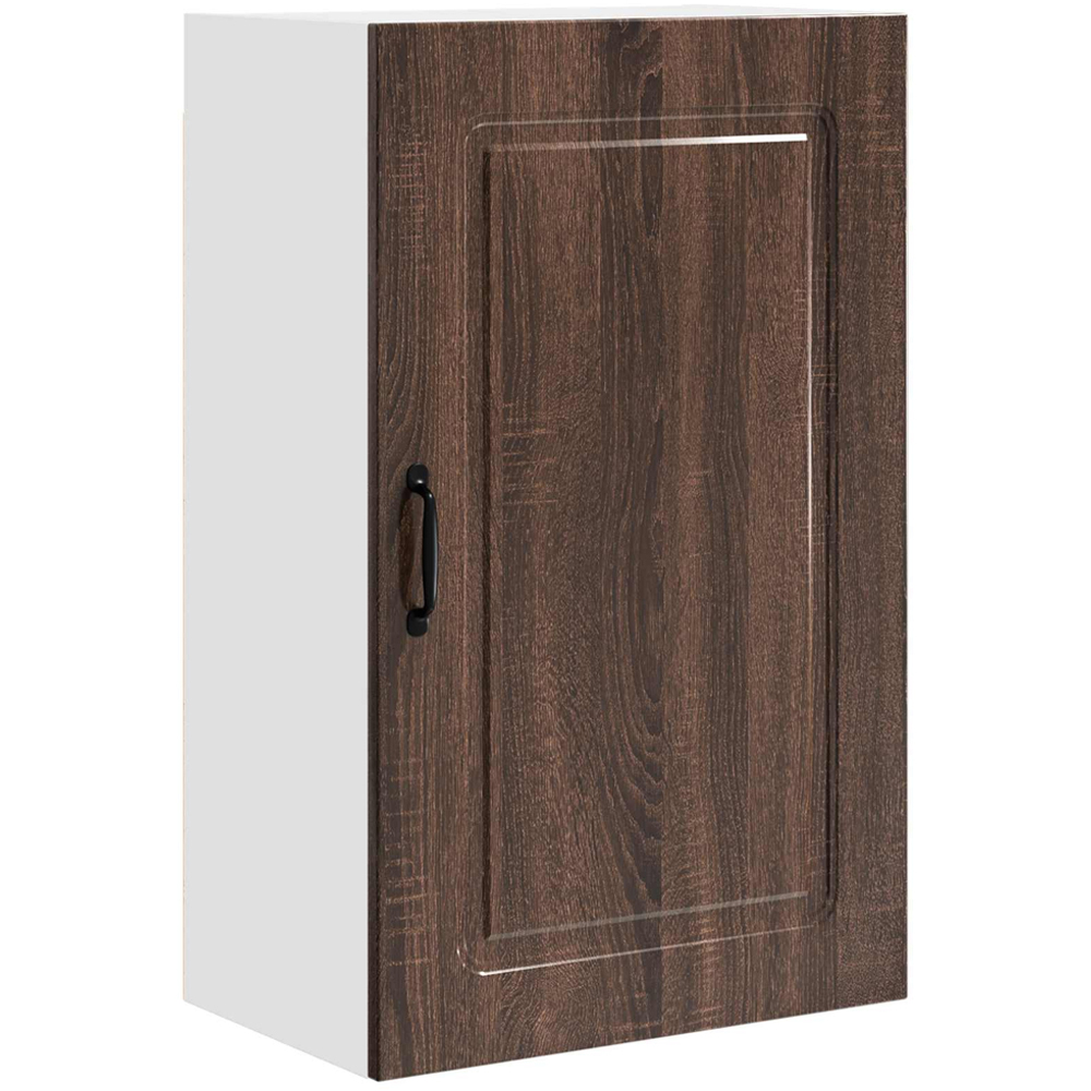vidaXL Kalmar Single Door Brown Oak Wall Kitchen Cabinet Image 2