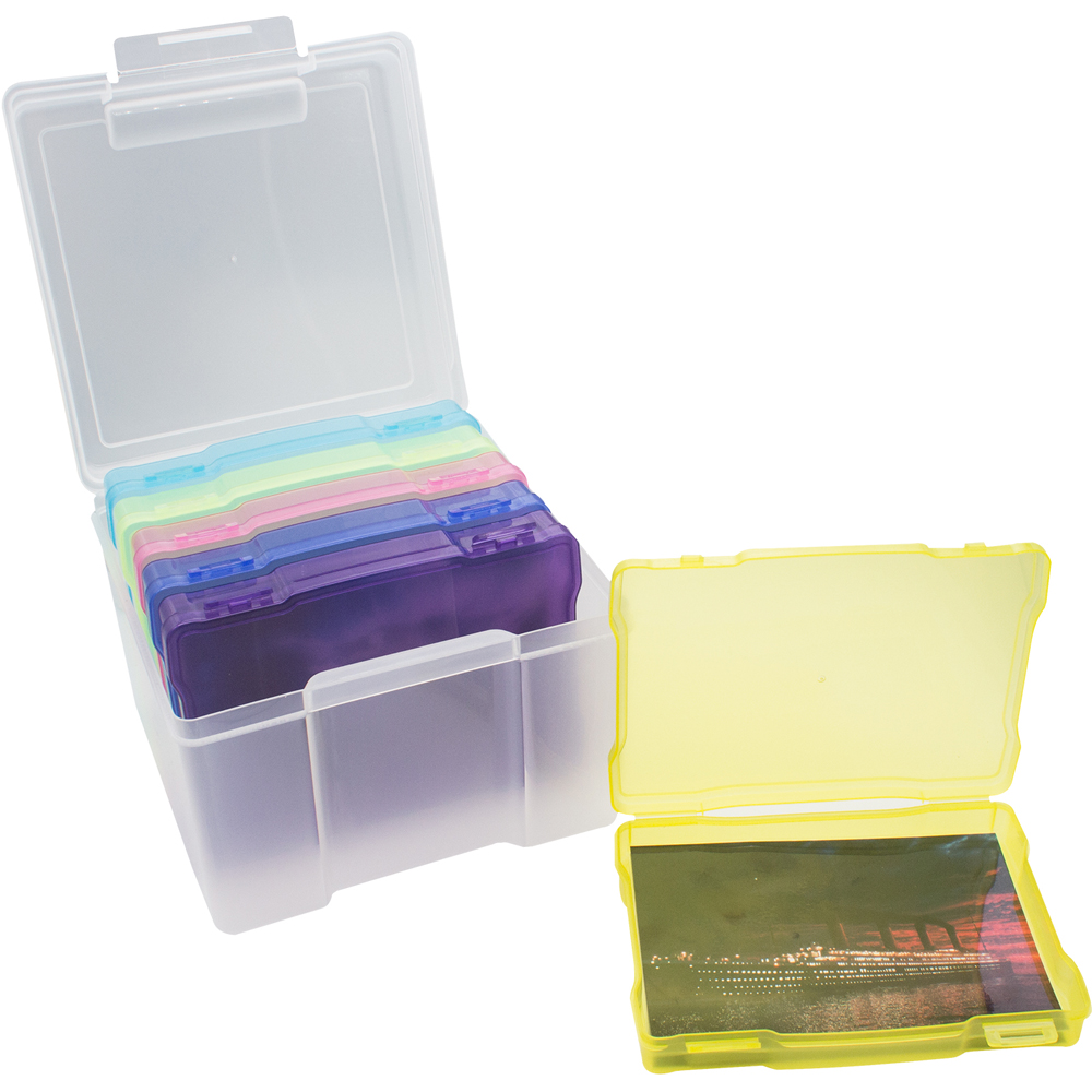 Avilo Multicolour Photo Storage Box 6 x 4 inch Image 4