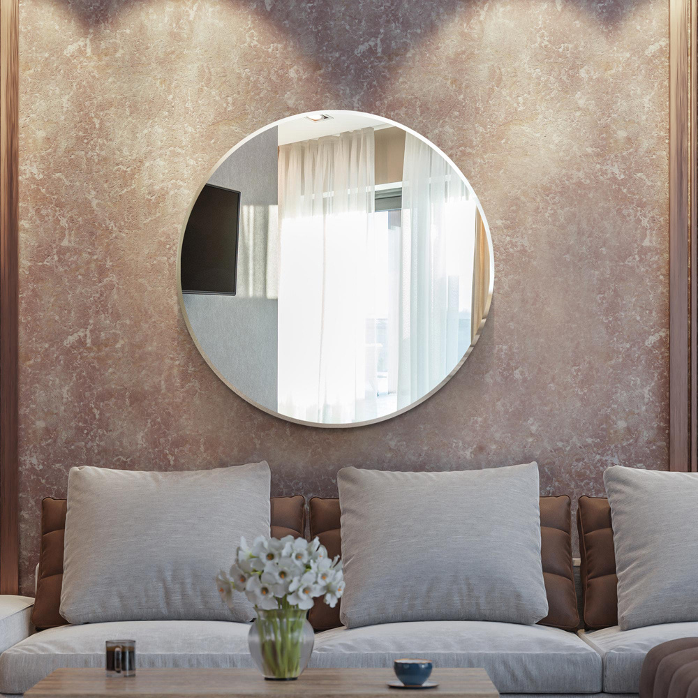 Bevelled Glass Mirror 110 x 110cm Image 2
