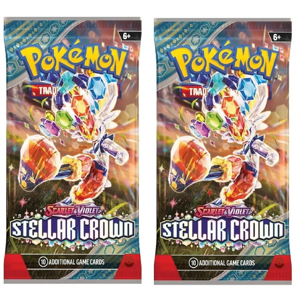Pokemon TCG Scarlet and Violet Stellar Crown Booster Box 2 Pack Image 2