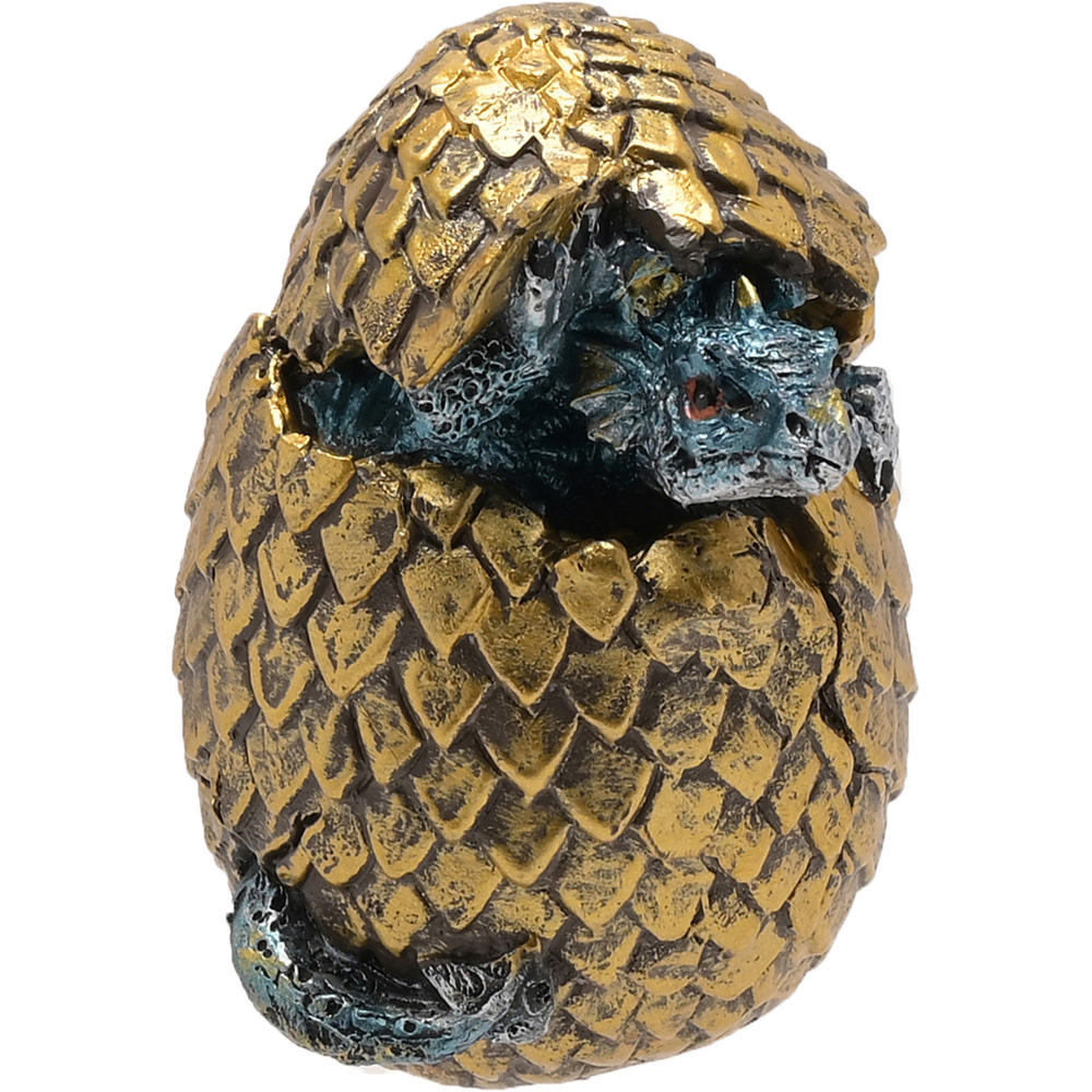 Hocus Pocus Halloween Golden Orion Dragon Egg Figurine Image 1