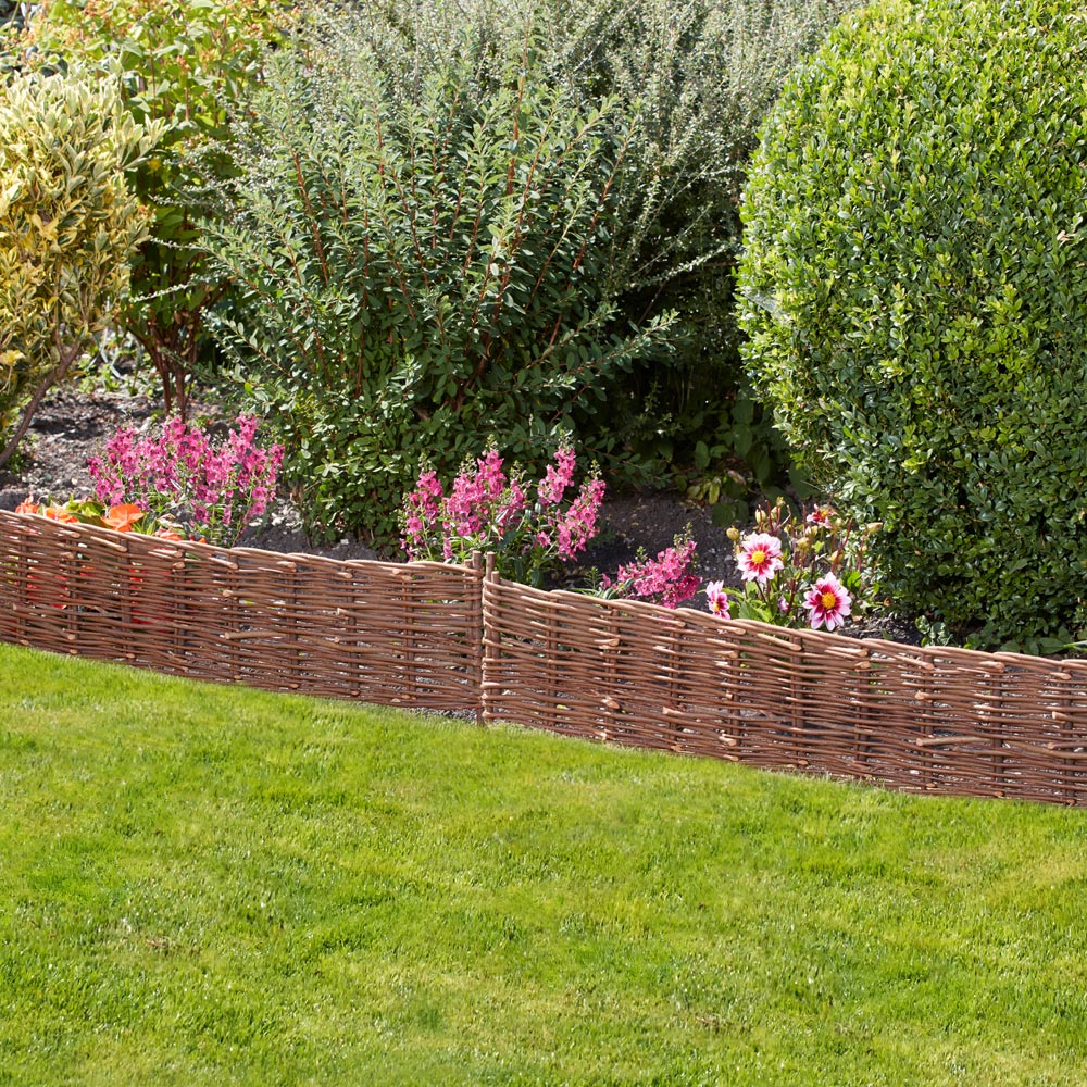 Garden Gear Willow Border 100 x 35cm 8 Pack Image 2
