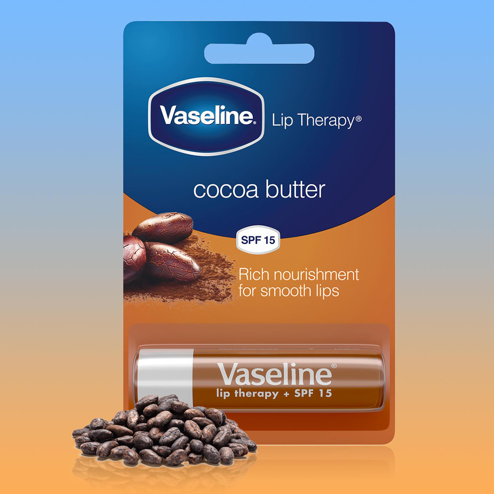 Vaseline Cocoa Radiant Body Lotion Hand Cream and Lip Therapy Bundle Image 6