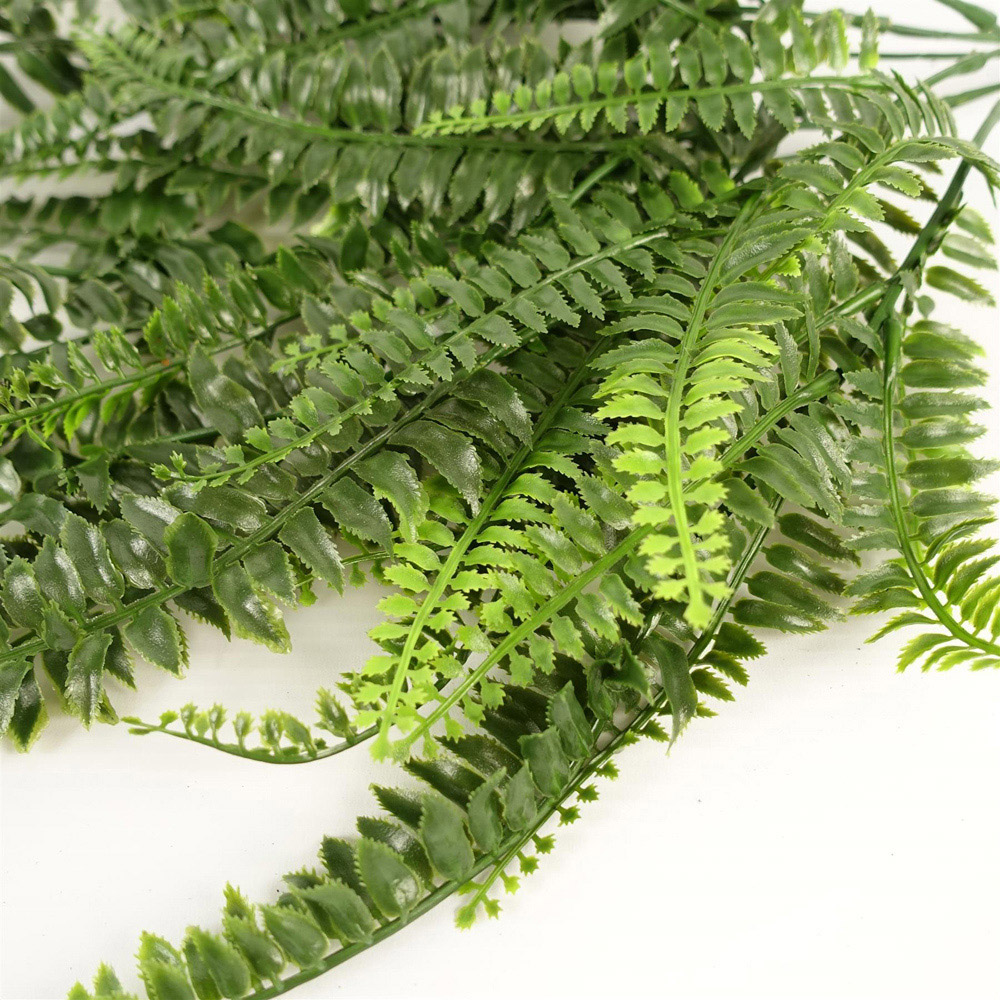Leaf UV Resistant Boston Fern Bush Artificial Plant 70cm Image 2