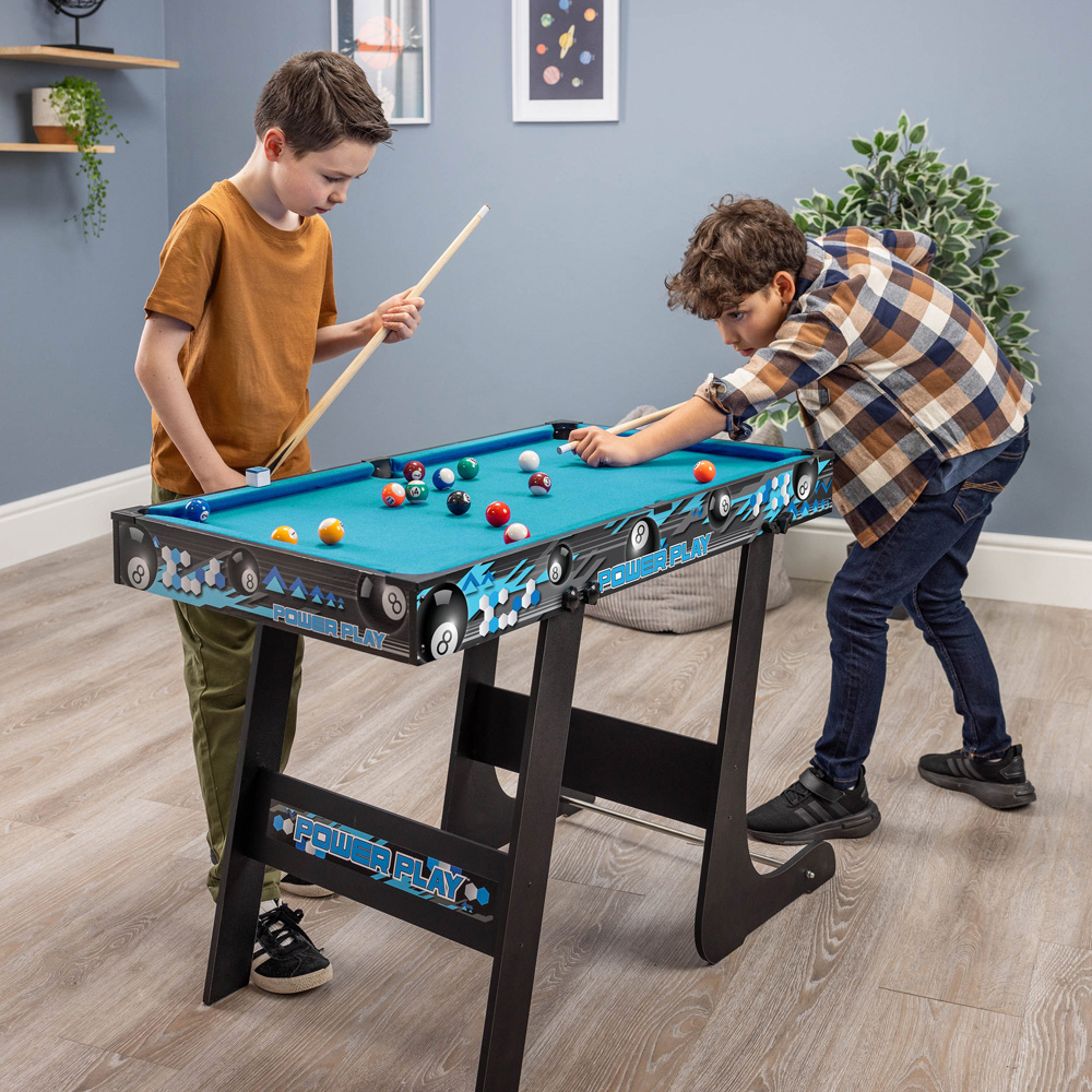 Toyrific Black Folding Pool Table Family Game 3ft Image 6