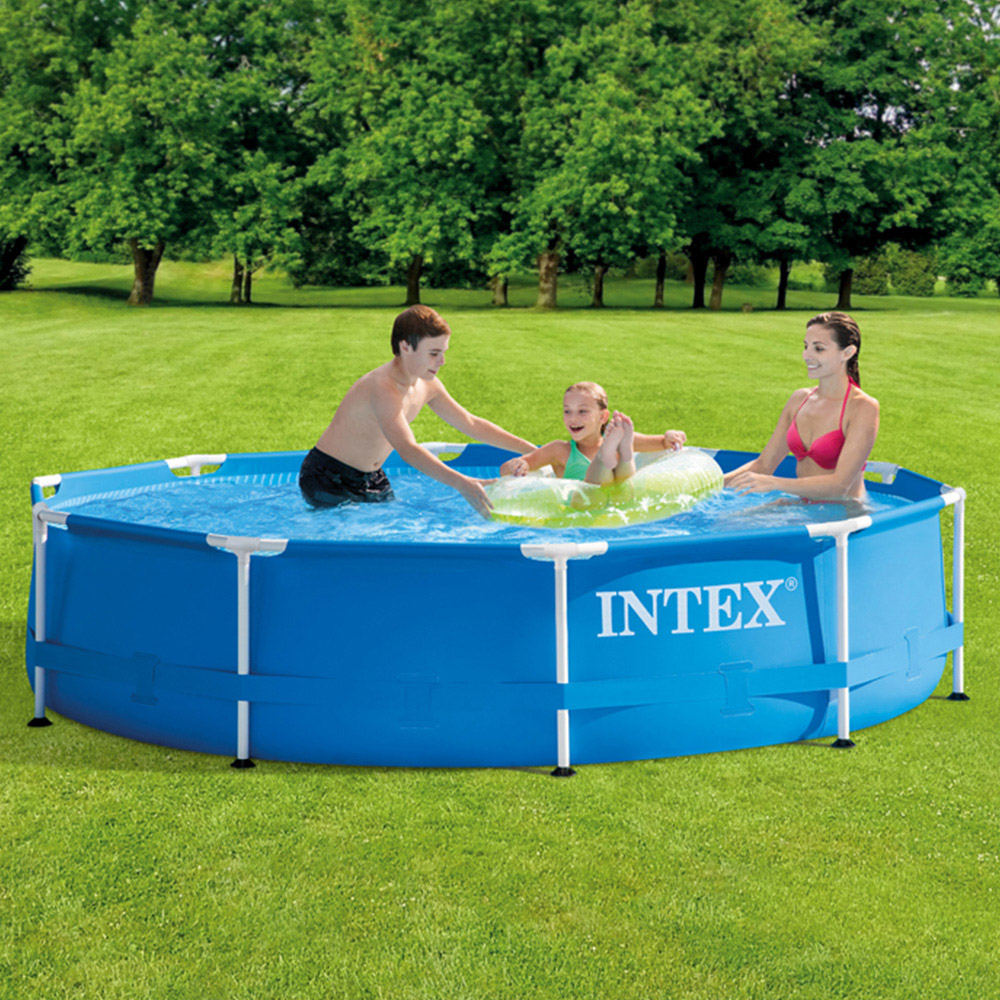 Intex Metal Frame Paddling Pool 305 x 76cm Image 2