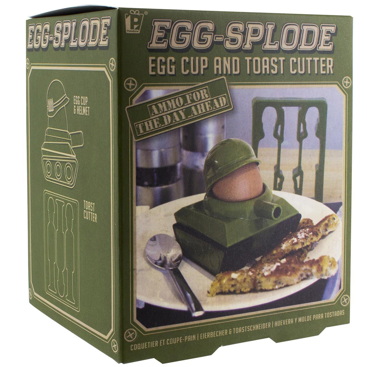 G&G Egg Splode Egg Cup and Toast Cutter Image 1