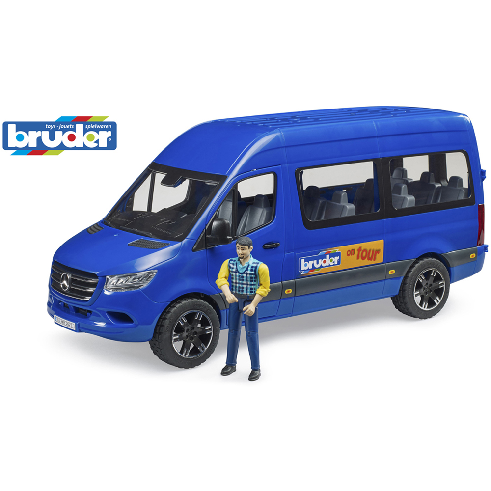 Bruder Kids MB Sprinter Transfer with Driver Playset Model Image 7