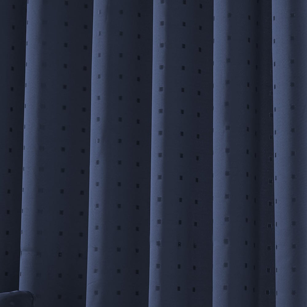 Alan Symonds Madison Navy Taped Top Curtains 229 x 274cm Image 3