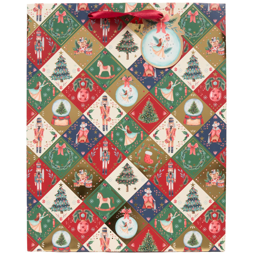Nutcracker Christmas Gift Bag Medium Image 1