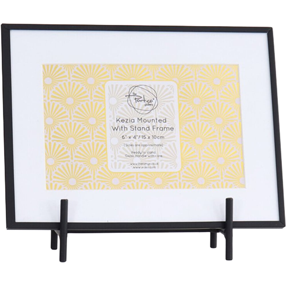 Kezia Mounted With Stand Frame - Black Image 1