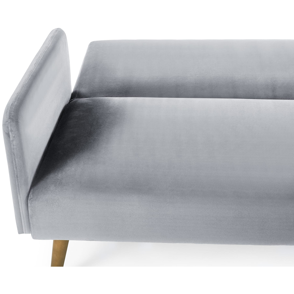 Julian Bowen Andi 3 Seater Grey Fabric Sofa Bed Image 5