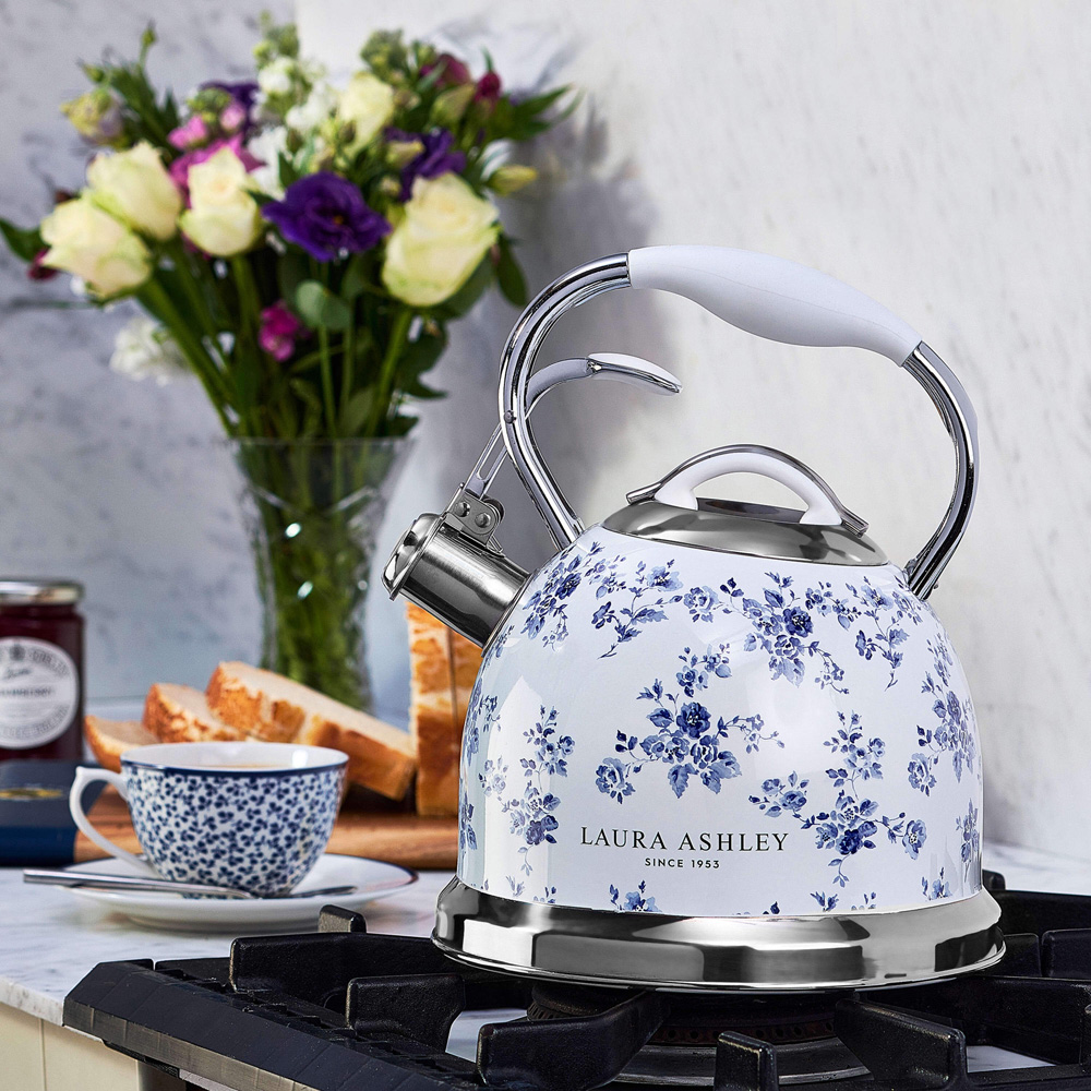 Laura Ashley VQSBNK057LACR China Rose 2.8L Stovetop Kettle Image 2