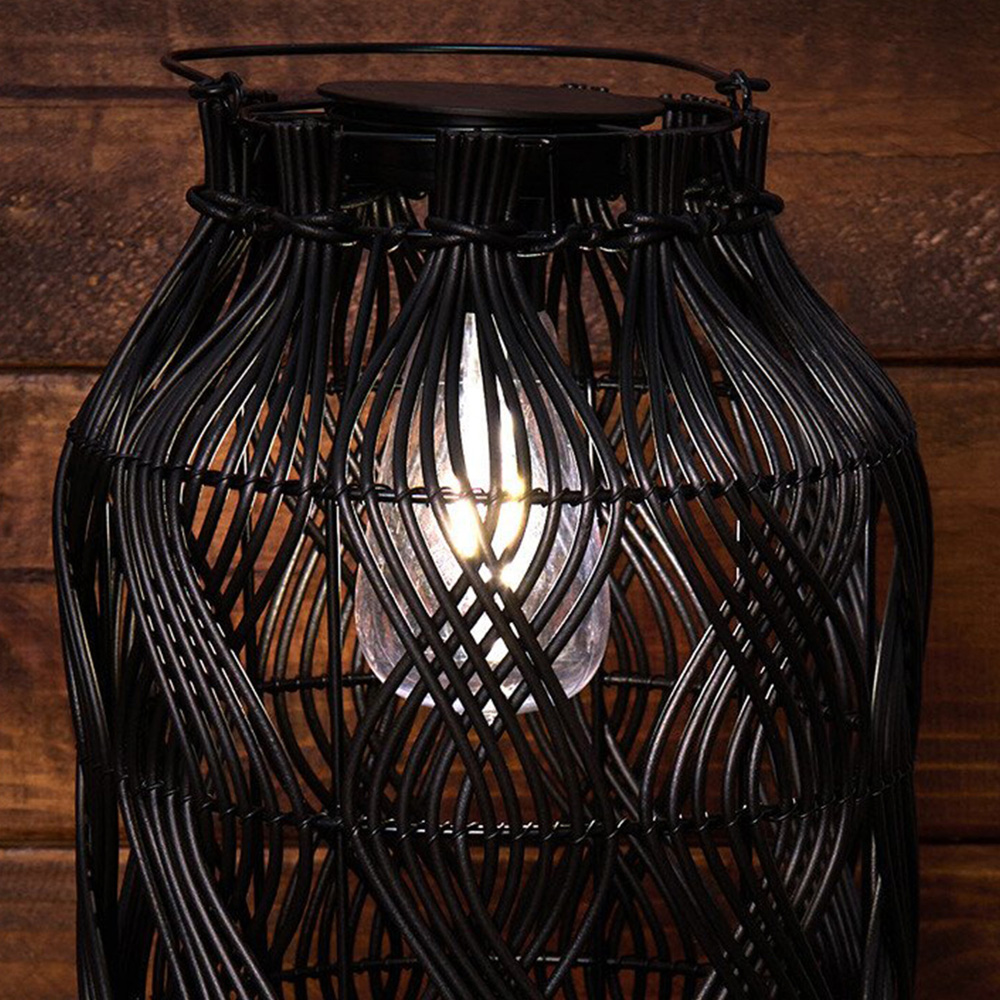 Solar Maddie Lantern Black Image 6