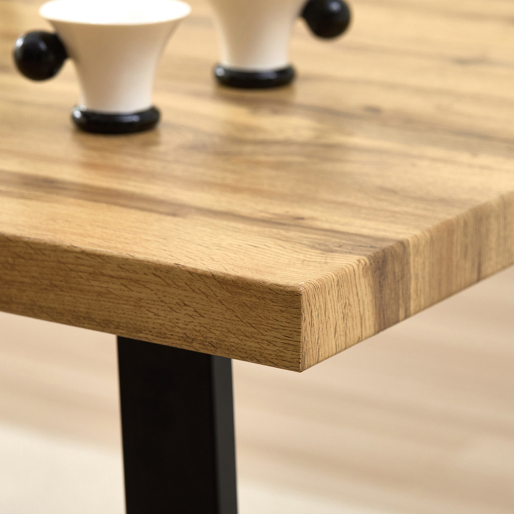 Indoor Living Colorado Amelia 4 Seater Dining Table Blue and Natural Image 2