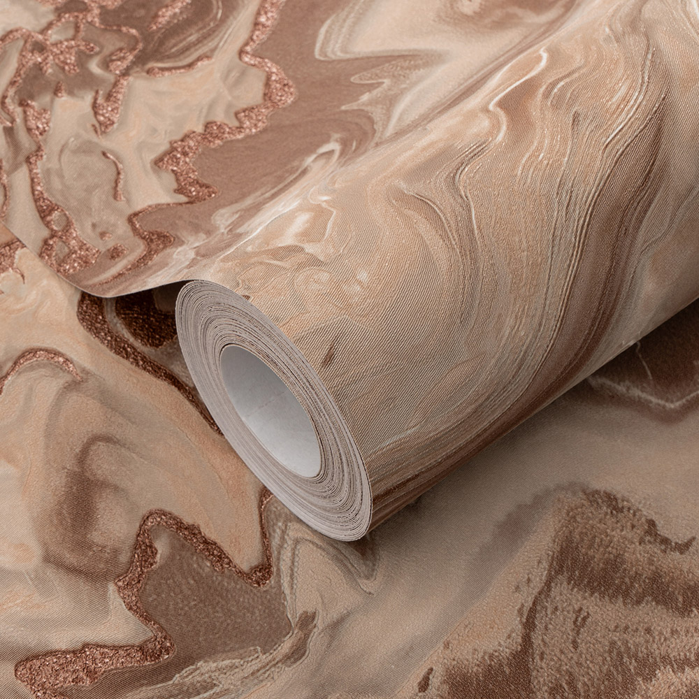 Elle Decoration Mystic Spell Brown Vinyl Wallpaper by Erismann Image 3