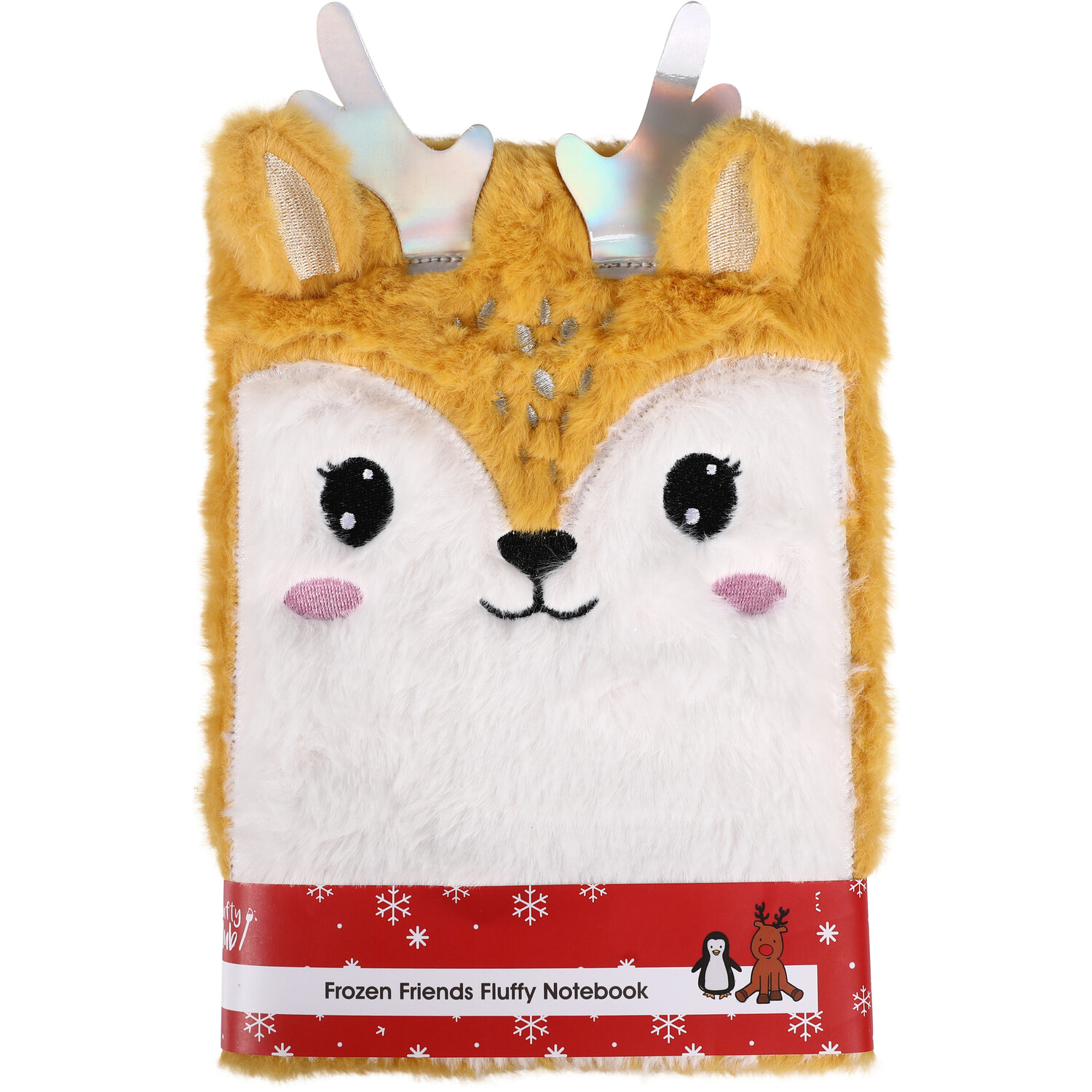 Frozen Friends Fluffy Notebook - White Image 2