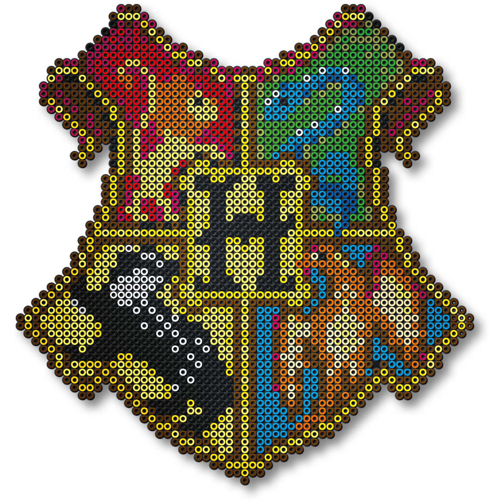 SES Creative Harry Potter Hogwarts Crest Colour Mix Iron On Bead Set 4000 Piece Image 3