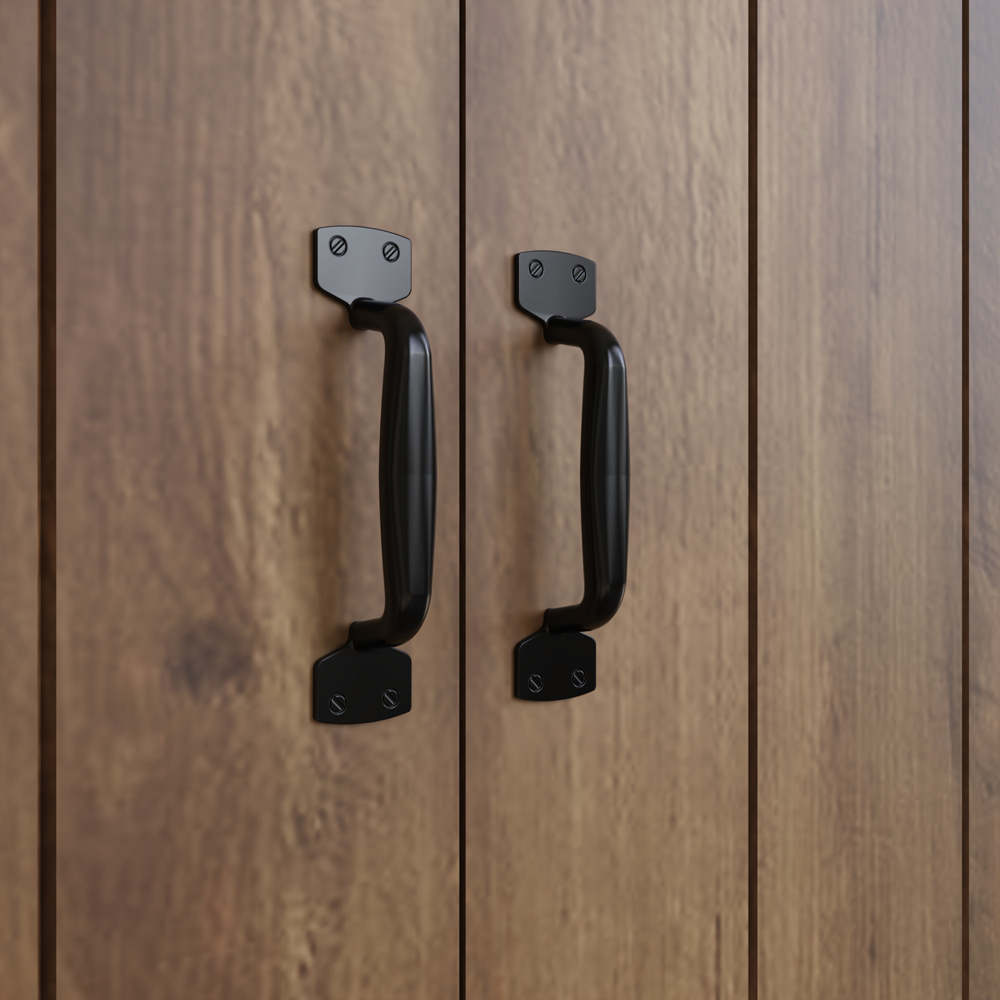 GFW Boston 3 Door Knotty Oak Wood Wardrobe Image 6