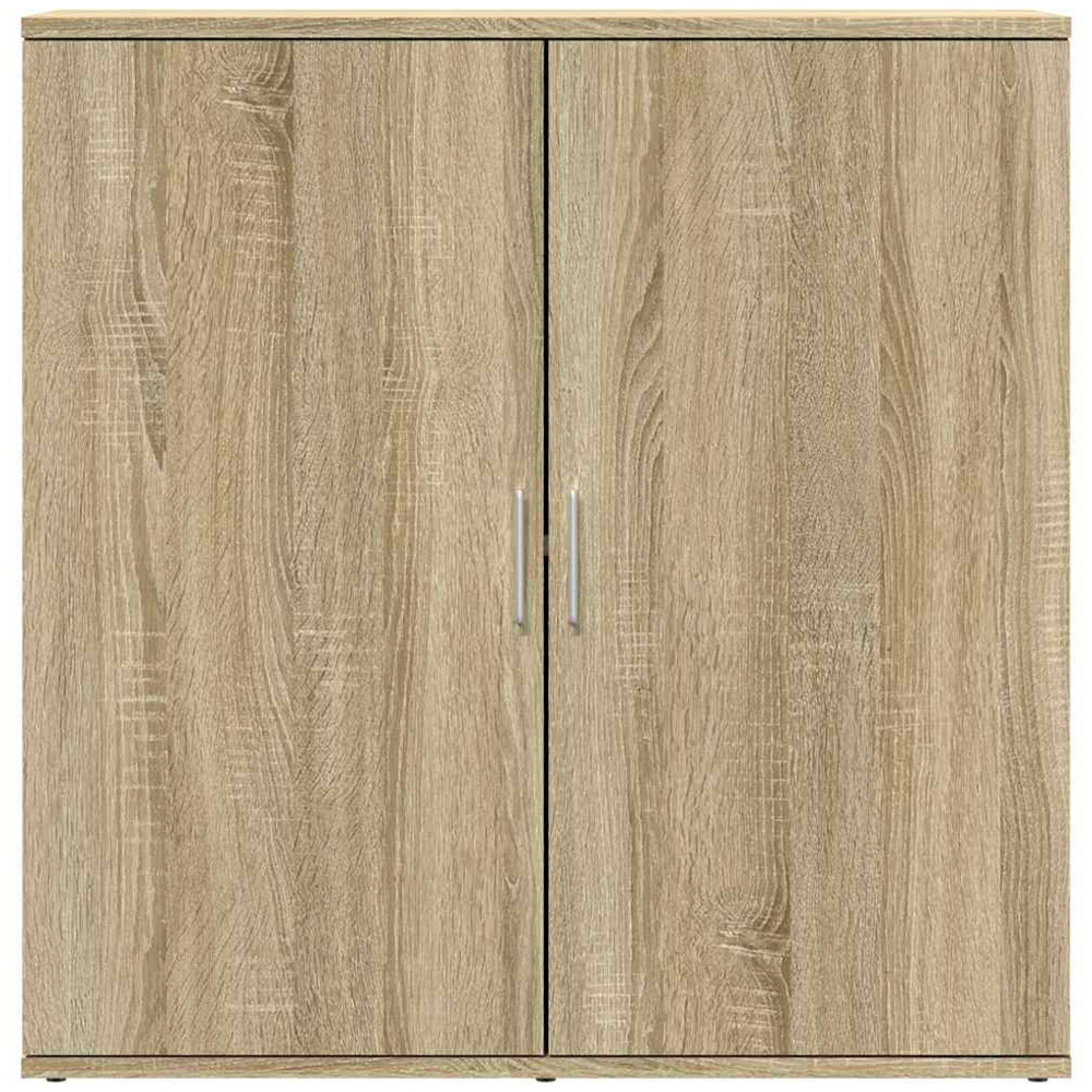vidaXL 2 Door Sonoma Oak Wide Sideboard Image 4