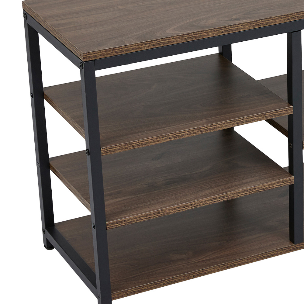 H&O Direct 4 Shelf Shoe Rack Bench Image 3