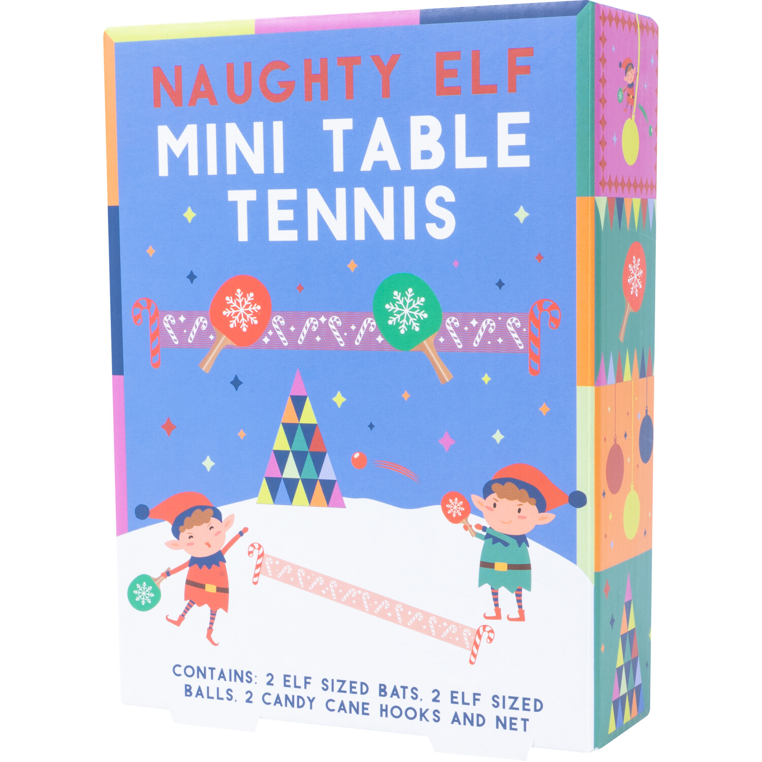 Christmas Mischievous Elf Table Tennis - Multicolour Image 1