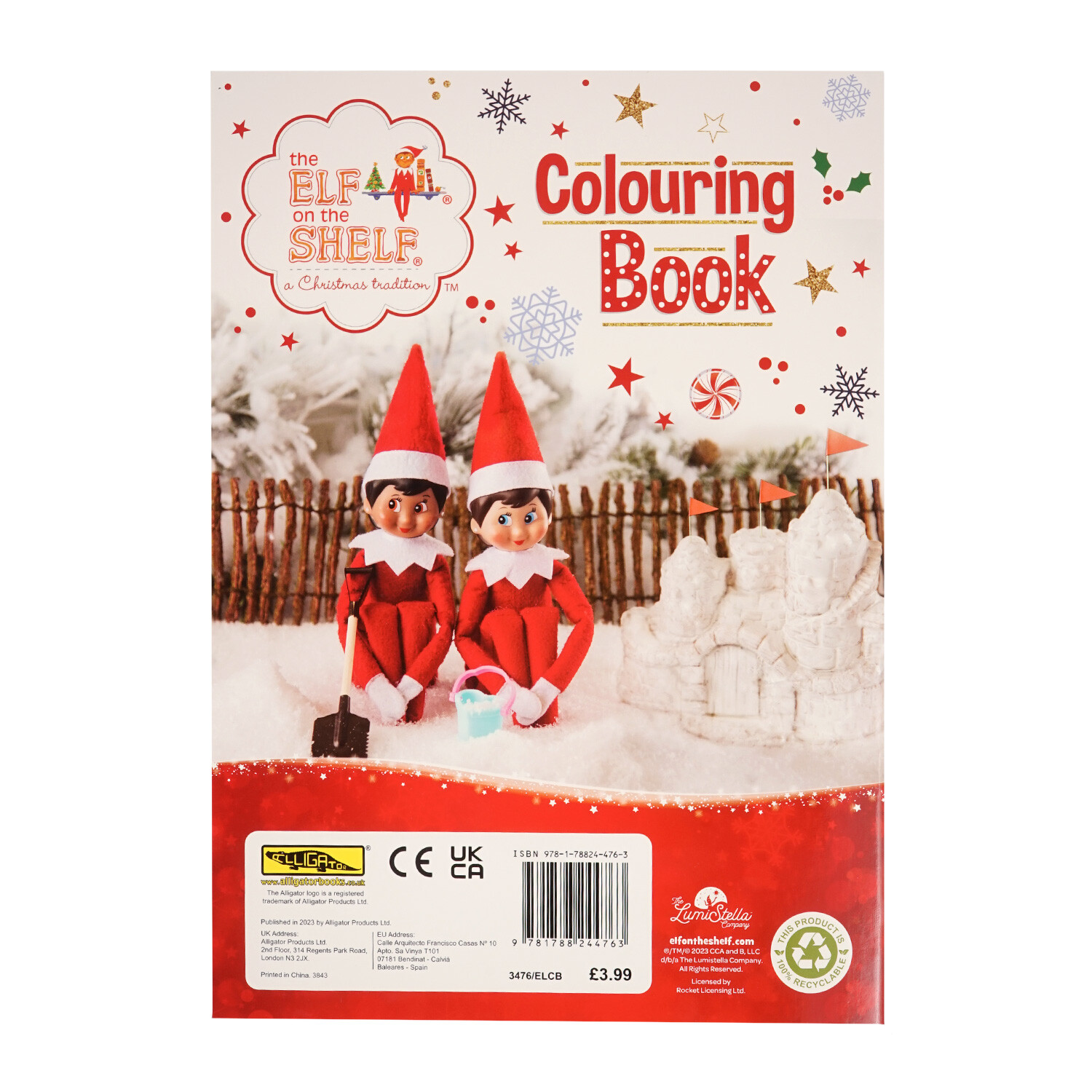 The Elf On The Shelf Kids Colouring Book Image 2