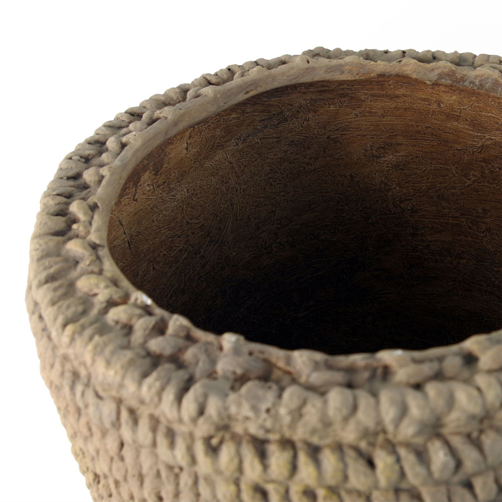 Leaf Seagrass Style Composite Planter with Stand Image 6