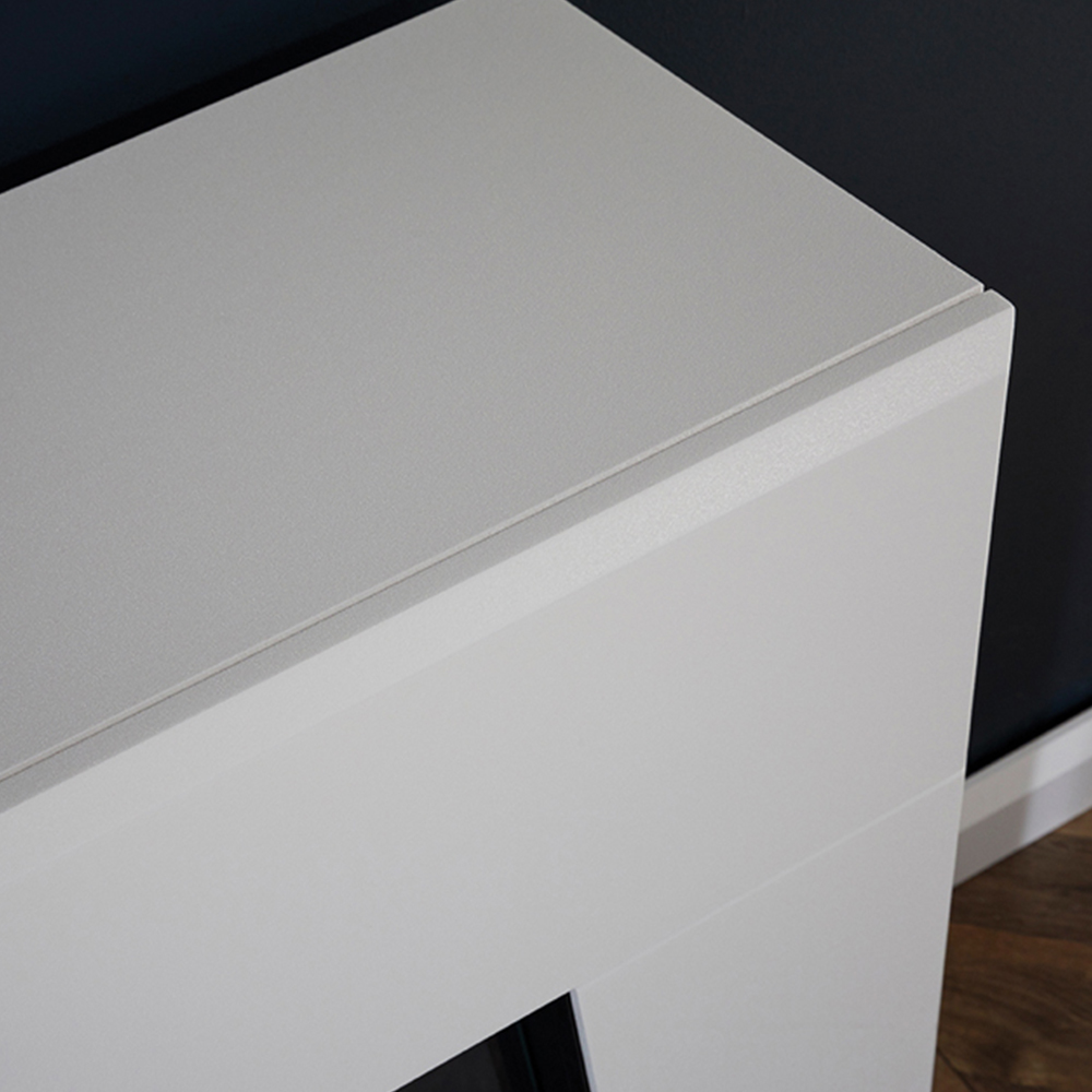 Suncrest Raby White and Black Textured Electric Suite Image 3