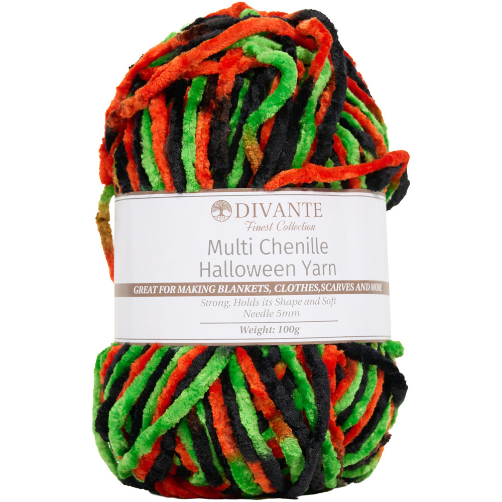 Chenille Halloween Yarn Image 2