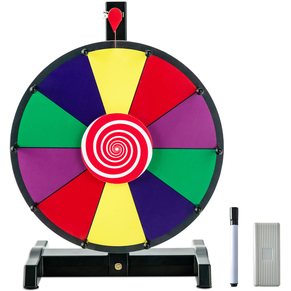 Costway Spinning Prize Wheel 30cm Image 1