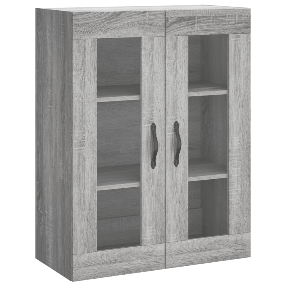 vidaXL 3 Door 3 Drawer Grey Sonoma Highboard Image 5