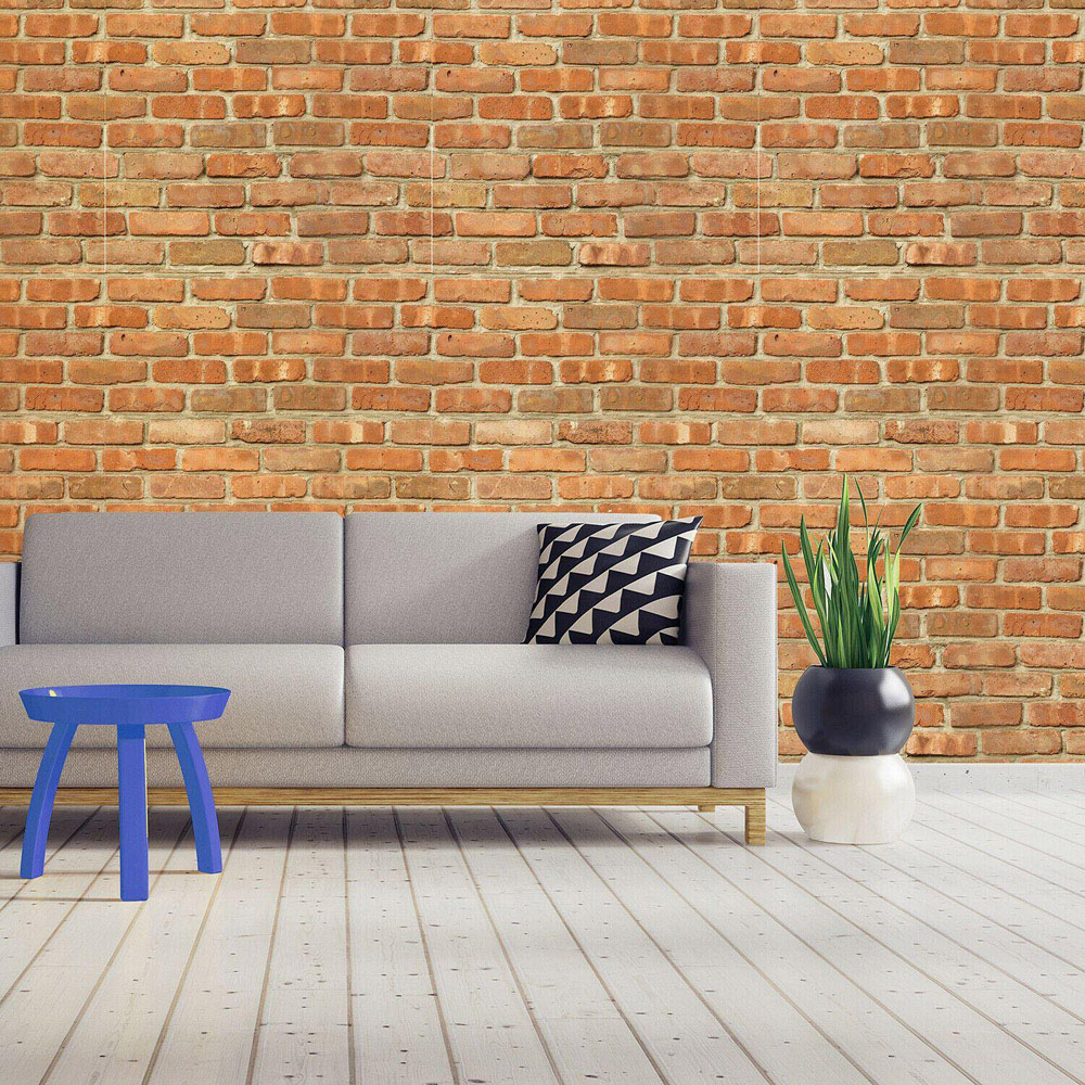 Walplus London Topaz Brick Wall Self-adhesive Decal Wallpaper Image 1