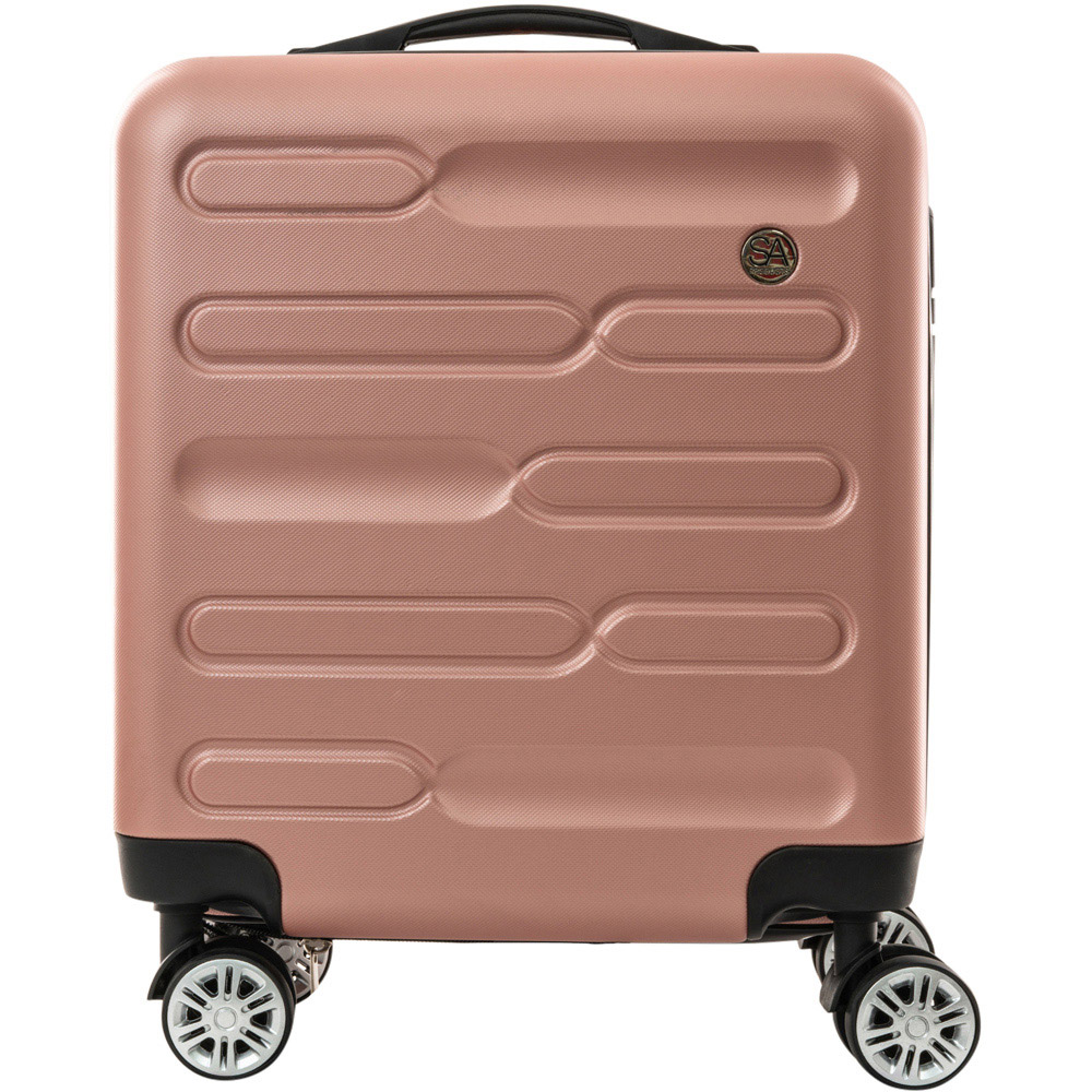 SA Products Rose Gold Carry On Cabin Suitcase 45cm Image 3