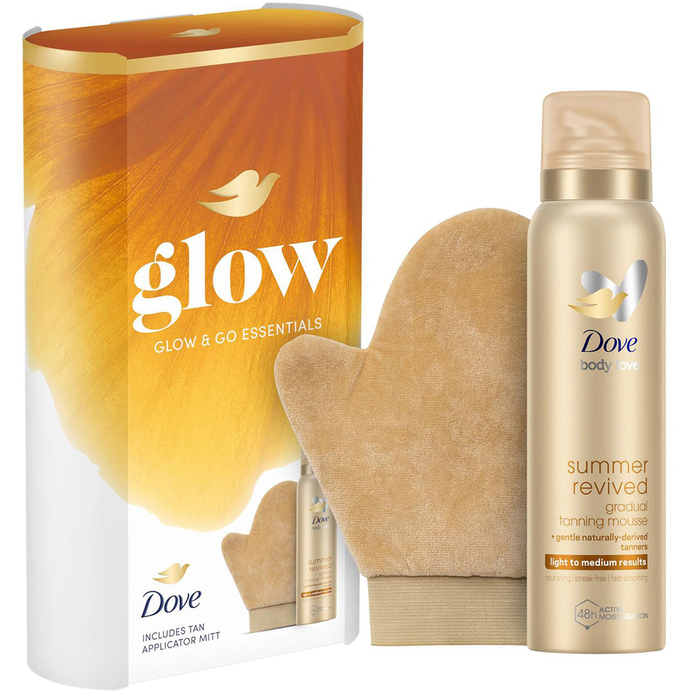 Dove Glow and Go Essentials Skincare Pamper Gift Set 200ml 3 Pack Image 3