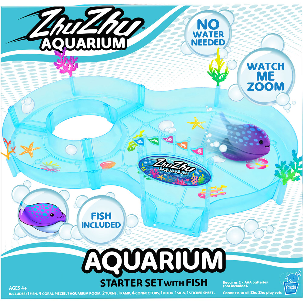 John Adams Zhu Zhu Aquarium Starter Set with Fish Image 6