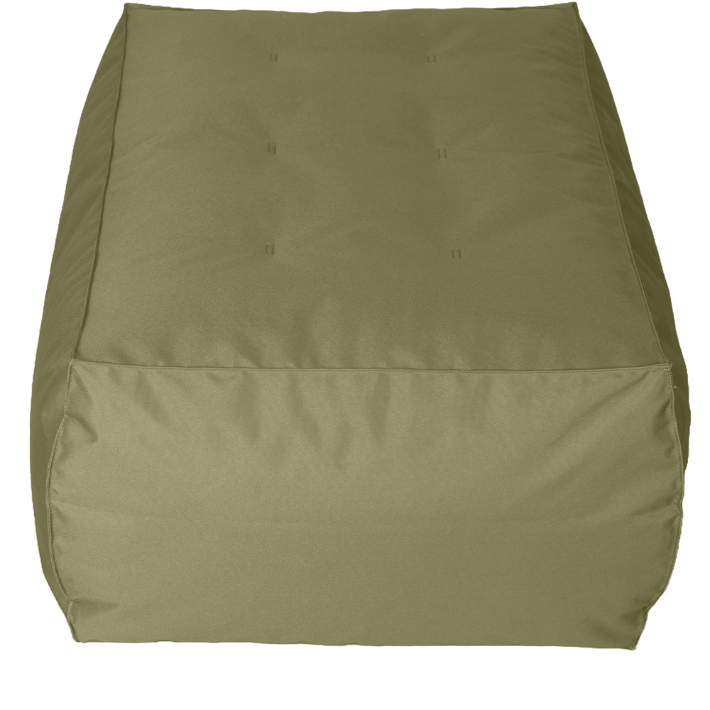 Kaikoo Khaki Lounger with Footstool Image 6
