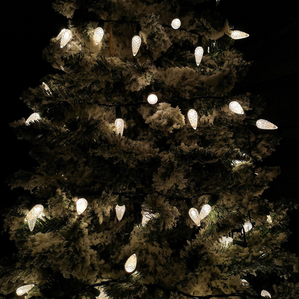 Samuel Alexander 300 Warm White LED Green Cable Pinecone String Light 15m Image 5