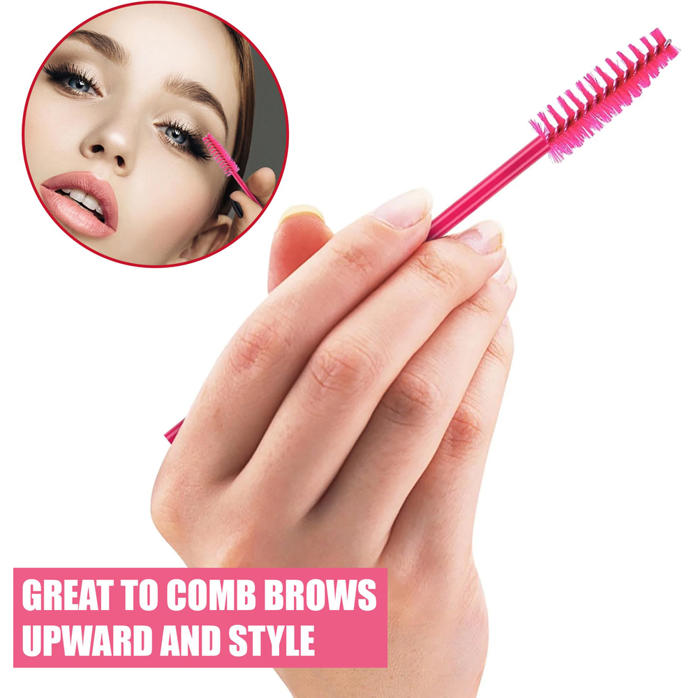 ATEK Hot Pink Disposable Mascara Wand 50 Pack Image 5