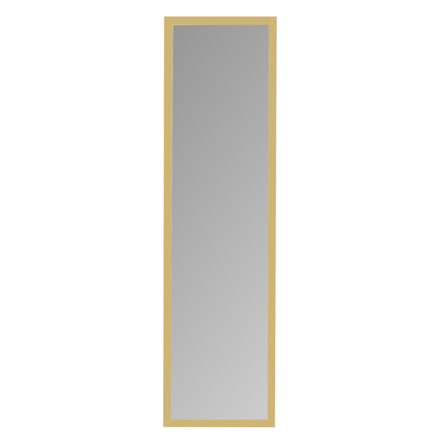 Single Metallic Over Door Mirror 123.8 x 33.8cm in Assorted styles Image 1