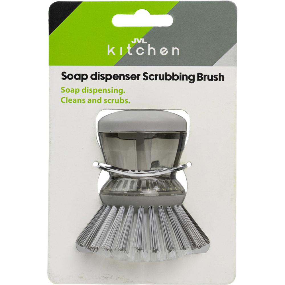 JVL Kitchen Soap Dispenser Scrubbing Brush Image 5