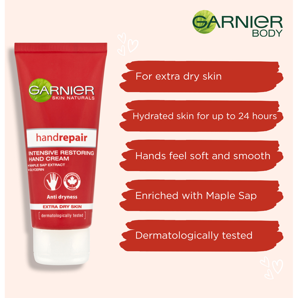 Garnier Hand Repair Intensive Restoring Hand Cream 100ml Image 2