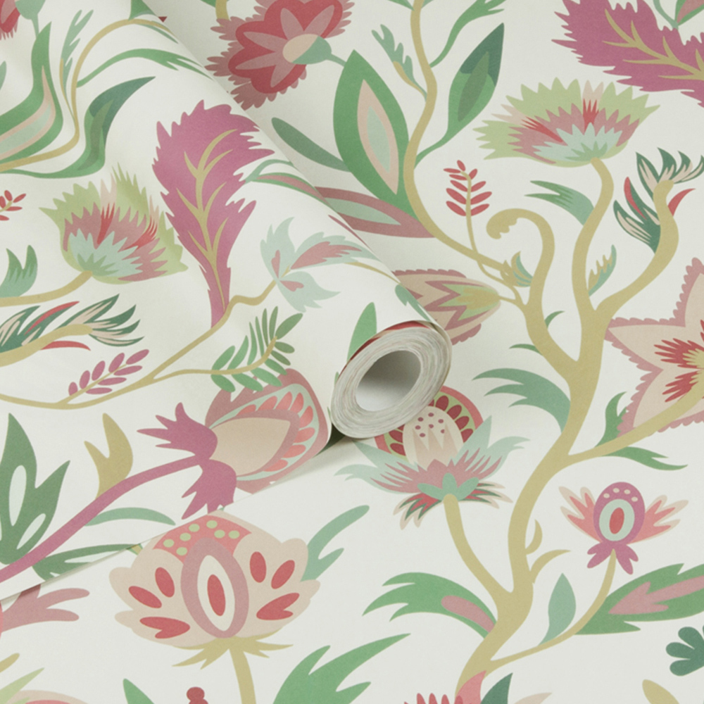 Arthouse Lush Paradise Pink Wallpaper Image 2