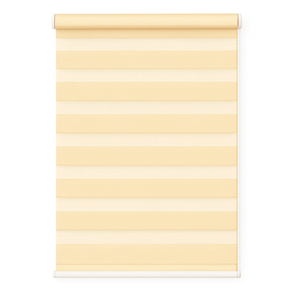 New Edge Blinds Natural Day and Night Zebra Roller Blind 135cm Image 2