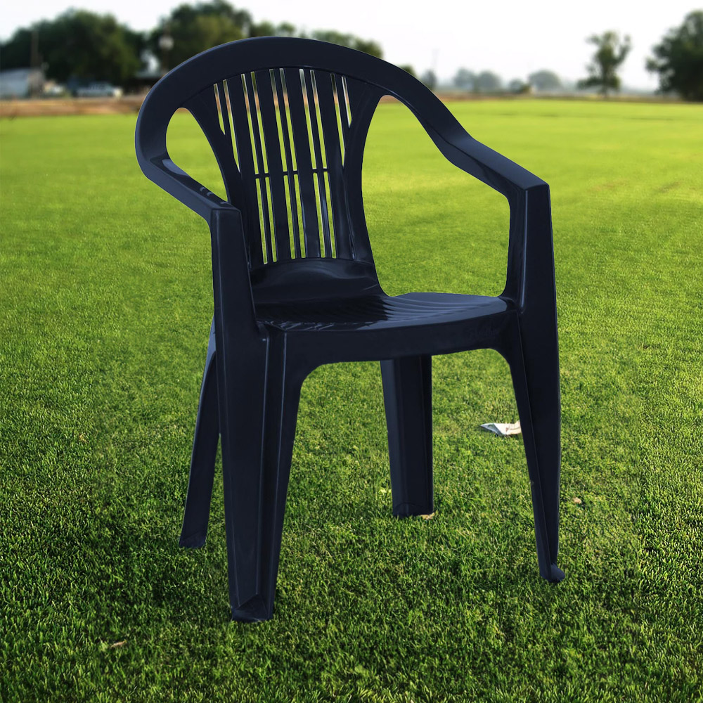 Ratick Graphite Garden Chair Image 1