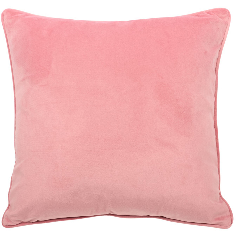 Matte Velvet Cushion Pink Image 1