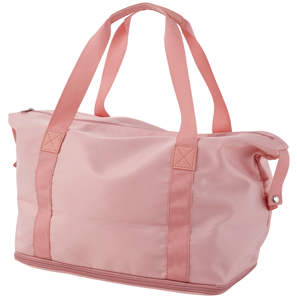 H&O Direct 5 Piece Pink Hard Shell Luggage Set with Duffel Bag Image 3