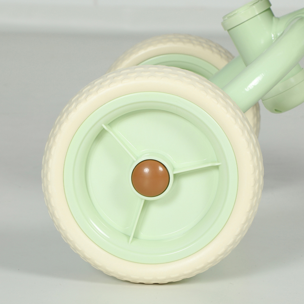 Tommy Toys Toddler Green Trike with Adjustable Handle and Basket Image 3