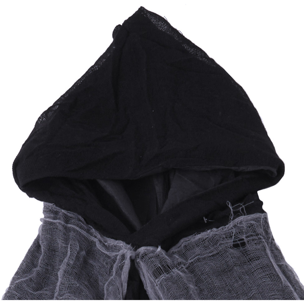 Living and Home Black Halloween Costume Cosplay Skeleton Cloak 185cm Image 3